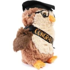 Blue Panda Class Of 2023 Graduation Owl Plush, Stuffed Animal Gift With Glasses & Grad Cap, Brown, 9.2 In -Playland Shop GUEST e0726d71 e573 4de6 965f 4315ad610118