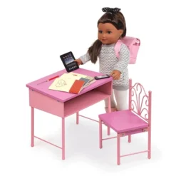 Badger Basket Back-to-School Doll Desk And Chair With Accessories 9 Badger Basket Back-to-School Doll Desk And Chair With Accessories -Playland Shop GUEST e2e278c3 fcf2 4e5b 8b6c ad95ec4d2152