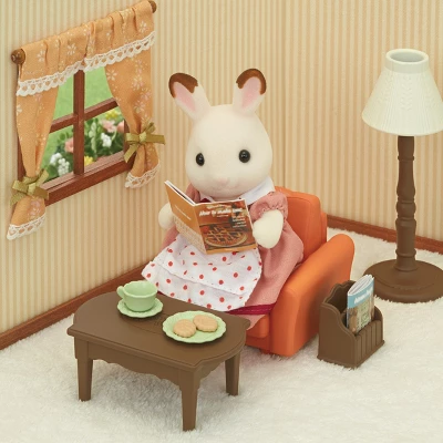 Calico Critters Lounging Living Room Set, Dollhouse Furniture Set 5 Calico Critters Lounging Living Room Set, Dollhouse Furniture Set - Image 3