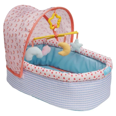 Manhattan Toy Stella Collection Soft Baby Doll Crib With Removable Canopy And Mobile For 12" To 15" Baby Dolls 3 Manhattan Toy Stella Collection Soft Baby Doll Crib With Removable Canopy And Mobile For 12" To 15" Baby Dolls