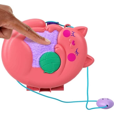 Polly Pocket Starring Shani Cuddly Cat Purse Compact Playset 4 Polly Pocket Starring Shani Cuddly Cat Purse Compact Playset - Image 2