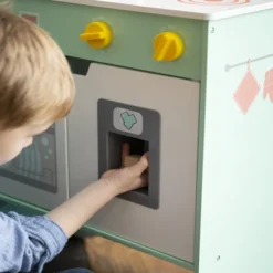 HearthSong Orders Up 4'L X 3'H Kids' Pretend-Play Wooden Food Truck Kitchen And 12 Piece Wooden Culinary Play Set -Playland Shop GUEST e7e23a02 af53 43cb bc82 5efeea580a58