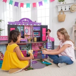 KidKraft 2-in-1 Wooden Hotel & Waterslide Dollhouse -Playland Shop GUEST e9ecf475 d9fc 4c91 87ea 6d6890b9251d