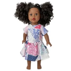 Doll Clothes Superstore Size 14 Matching Girl And Doll Patchwork Print Dress -Playland Shop GUEST ea64b229 a4cd 4f17 a4a7 4ee75059e490