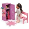 Badger Basket School Style Single Doll Locker Set With Bench, Rug And Accessories - Purple/Pink 2 Badger Basket School Style Single Doll Locker Set With Bench, Rug And Accessories - Purple/Pink -Playland Shop GUEST eaa04fff 5fda 4c6b af84 2370a4ee8b4a