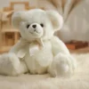 Bearington Aspen White Plush Stuffed Animal Teddy Bear, 15.5 Inches -Playland Shop GUEST eb304d89 6ff3 436b 9403 1fa62de8e060
