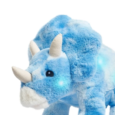 FAO Schwarz 12" Triceratops LED Plush With Sound 8 FAO Schwarz 12" Triceratops LED Plush With Sound - Image 6