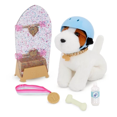 Our Generation Pro Skater Pup Posable 6" Pet Accessory Set 6 Our Generation Pro Skater Pup Posable 6" Pet Accessory Set - Image 4