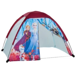 Exxel Outdoors Disney Fronzen 2 Kids 4 Piece Princess Camping Kit With Floorless Dome Tent, Youth Sized Sleeping Bag, Backpack, And LED Flashlight -Playland Shop GUEST edc7a2a8 ac46 4e8d ab13 cfc6aa87a40c