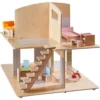 HABA Little Friends Dollhouse City Villa With 10 Pieces Of Furniture