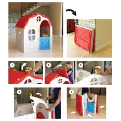 Costway Kids Cottage Playhouse Foldable Plastic Play House Indoor Outdoor Toy Portable 19 Costway Kids Cottage Playhouse Foldable Plastic Play House Indoor Outdoor Toy Portable -Playland Shop GUEST f0ada0fb 2dd3 4ab3 b1b6 b84d58b569d4