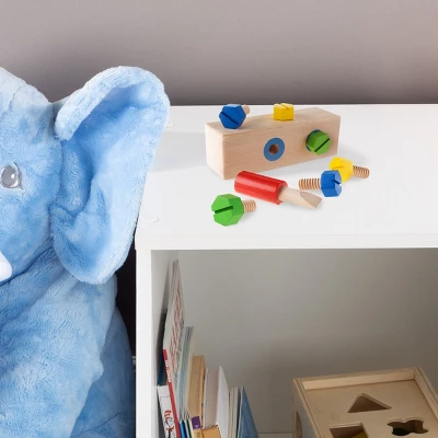 Screw Block Toy- Kids Wooden Manipulative With Screws And Screwdriver-Fun Fine Motor Development Activity For Boys And Girls By Toy Time 8 Screw Block Toy- Kids Wooden Manipulative With Screws And Screwdriver-Fun Fine Motor Development Activity For Boys And Girls By Toy Time - Image 6