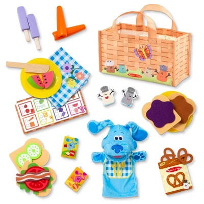 Melissa & Doug Blues Clues & You! Share With Blue Picnic Play Set With Hand Puppet 4 Melissa & Doug Blues Clues & You! Share With Blue Picnic Play Set With Hand Puppet - Image 2