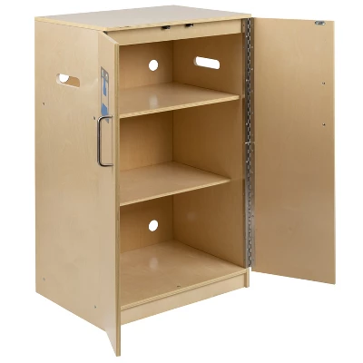 Emma And Oliver Children's Wood Refrigerator For Commercial Or Home Use - Kid Friendly Design 12 Emma And Oliver Children's Wood Refrigerator For Commercial Or Home Use - Kid Friendly Design - Image 10