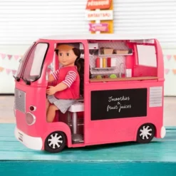 Our Generation Grill To Go Food Truck Playset With Electronics For 18" Dolls - Pink -Playland Shop GUEST f5951f39 b1de 407f b9f9 7069dd5983c8