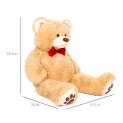 Best Choice Products 38in Giant Soft Plush Teddy Bear Stuffed Animal Toy W/ Bow Tie, Footprints -Playland Shop GUEST f998e17f 7408 4668 92c0 83b744fed5f7