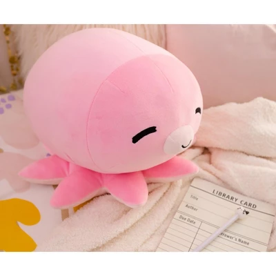 Toynk MochiOshis 12-Inch Character Plush Toy Animal Pink Octopus | Izumi Inkyoshi 6 Toynk MochiOshis 12-Inch Character Plush Toy Animal Pink Octopus | Izumi Inkyoshi - Image 4