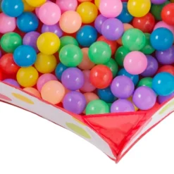 Toy Time Kids Popup 6-Sided Ball Pit With 200 Balls