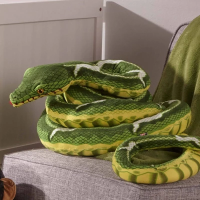 Melissa & Doug Giant Boa Constrictor - Lifelike Stuffed Animal Snake, 14' Long 5 Melissa & Doug Giant Boa Constrictor - Lifelike Stuffed Animal Snake, 14' Long - Image 3