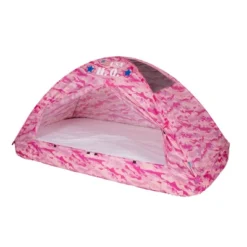 Pacific Play Tents Kids Pink Camo Bed Tent Twin Size -Playland Shop GUEST faf94073 5641 4b99 9ac2 f1602c0da832