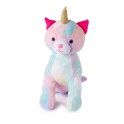 Plush Creations Stuffed Mommy Kitty Unicorn With 3 Kittens In Her Tummy