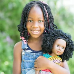 Ikuzi Dolls Multi Colored Dress Doll With Black Hair 18" Fashion Doll -Playland Shop GUEST fe82c15d 6658 4ecd a889 845d4ce56e68